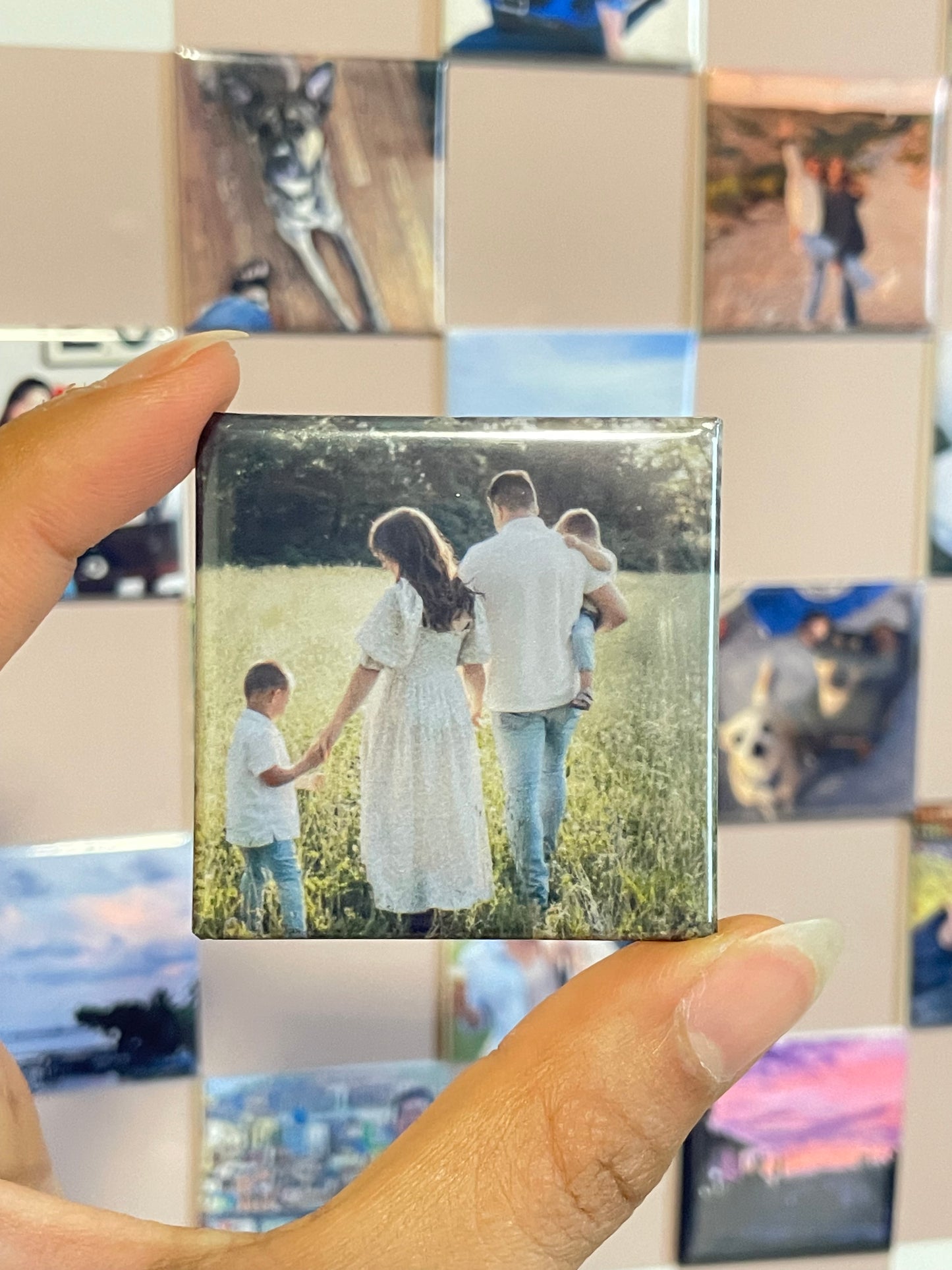 Custom Photo Magnets Set of 18