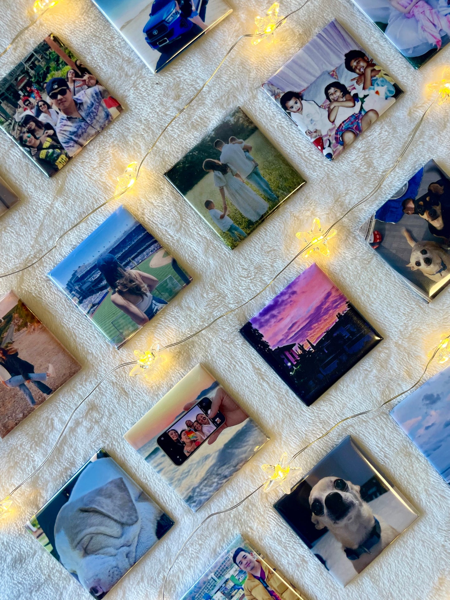Custom Photo Magnets Set of 18